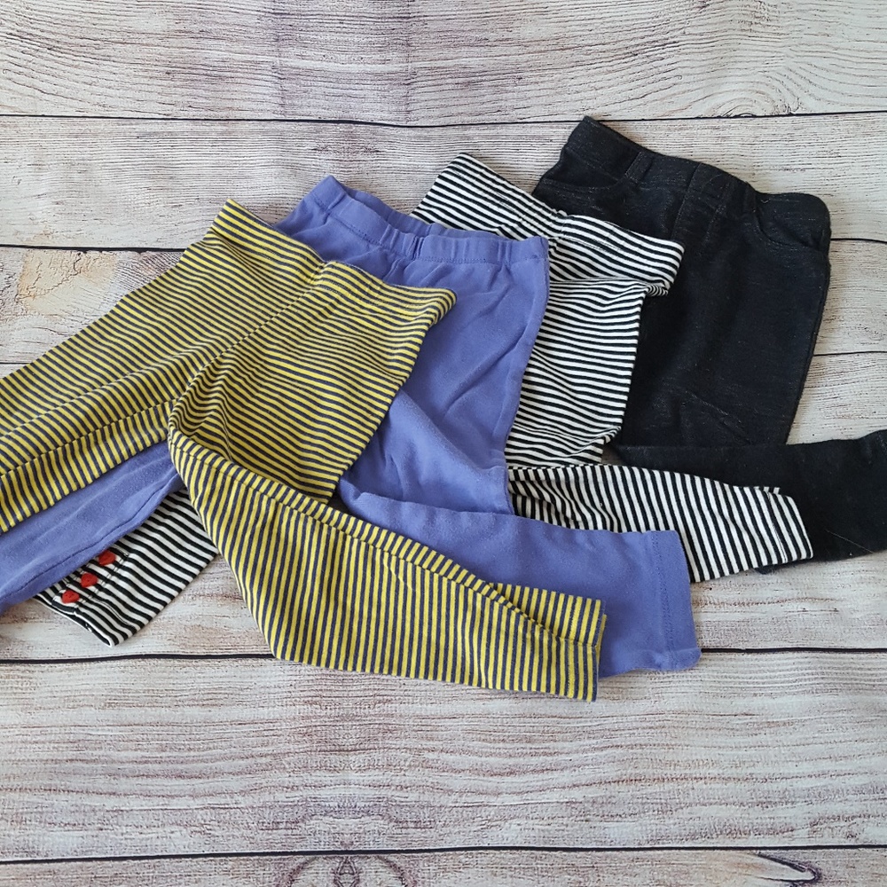 🍁Girls 4T leggings 4 piece bundle!🍁